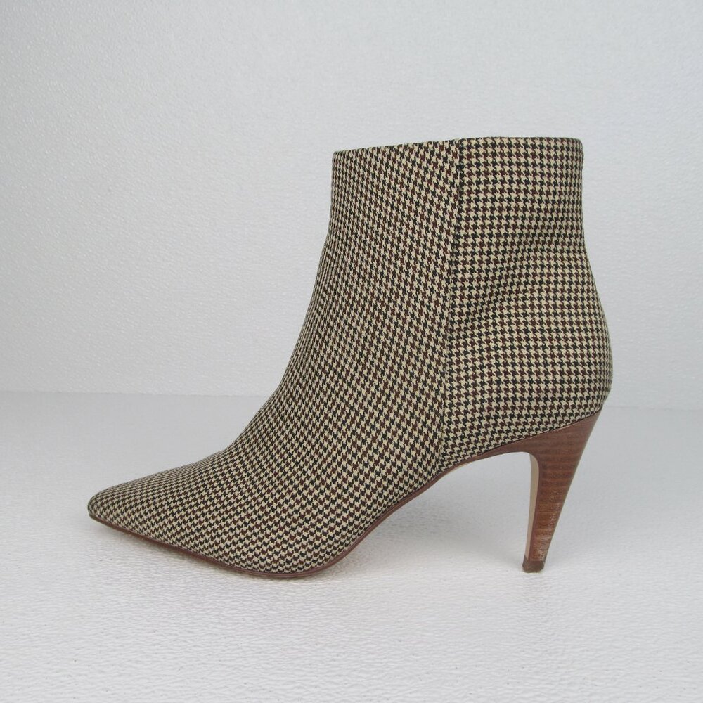 Botkier Tegan Houndstooth Heeled Booties Women's size 10M